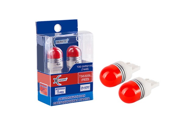 лампа! светодиоднаяTS630SL RED (упаковка 2 шт.) Гарантия 1 год\ 1009532 XENITE