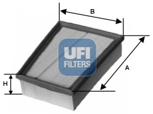 Фильтр воздушный BMW 520-528i F10, 16i-28i X1 E84 30.557.00 30.557.00 UFI