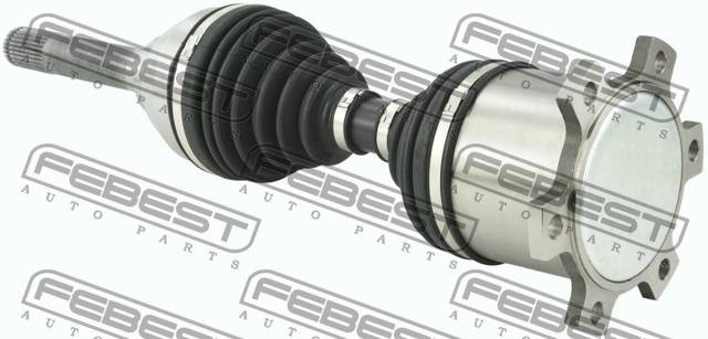 привод передний правый! в сборе\ SsangYong Musso 2.3/2.9D 95> 1414-KOR FEBEST