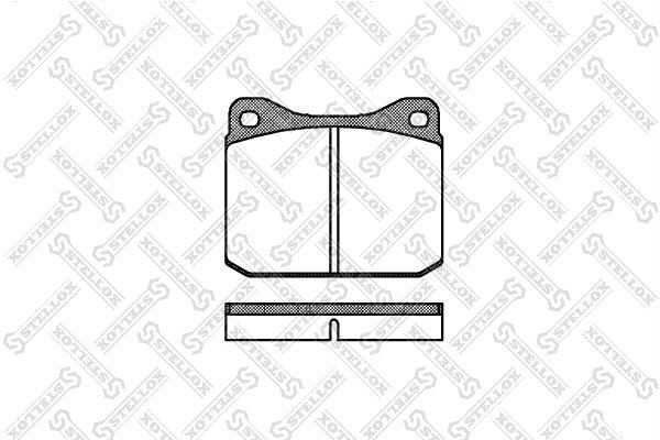 010 10=FDB129 !колодки дисковые п.\ VW LT 28 75-96 021-010-SX STELLOX