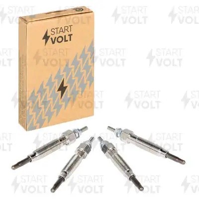 Комплект свечей накаливания (4шт) для автомобилей Mitsubishi Delica (86-) 2.5D GLSP 518 START VOLT