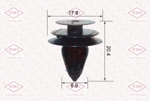 Клипса автомобильная [упаковка 10 штук] MITSUBSHITOYOTANISSANSUZUKI TJB1048 TJB1048 TATSUMI