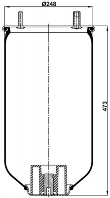 ROR TM (>1993) без стакана T0070-4157V1 TOPCOVER