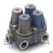 клапан 4-х контурный защитный !WABCO 934702040/934702047 MB,MAN 09628101 SAMPA
