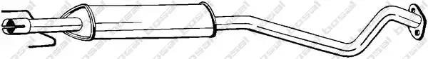 Глушитель OPEL Astra (98-05-) средняя часть BOSAL 284-365 BOSAL