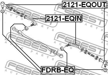 FORD RANGER (2007>) 2121-EQIN FEBEST