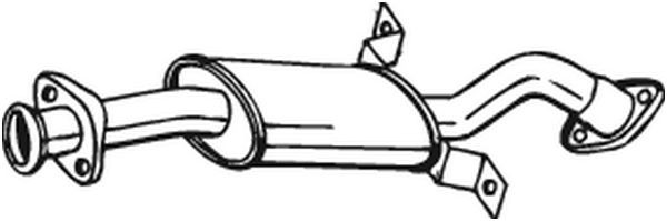 Резонатор MITSUBISHI Pajero (90-00) BOSAL 177-255 BOSAL