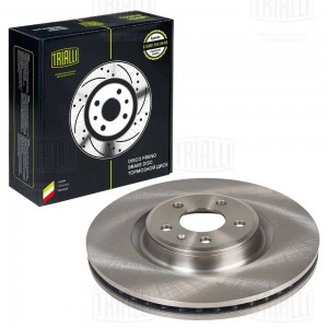 Диск торм. Audi A4 (07-)/A5 (07-)/A6 (11-)/A7 (10-)/Q5 (08-) перед. d=345 (DF 18 DF 180136 TRIALLI