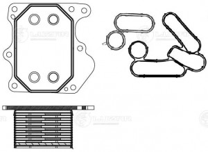 Радиатор масл. для а/м Ford Transit 06-/Fiat Ducato 06-/Peugeot Boxer 06- 2.2D L LOC 2005 LUZAR