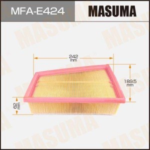 фильтр воздушный!\Renault Fluence 2.0/Megane 1.4-1.9 08>/Scenic 1.4-1.9 09> MFA-E424 MASUMA