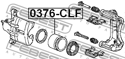 Поршень передн суппорта HONDA ACCORD 96-08 0376-CLF 0376-CLF FEBEST