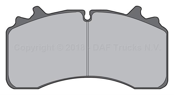 Колодки тормозные 29162 210x110x31 Wabco PAN 22-1 Schmitz/SAF 1962432 DAF TRP