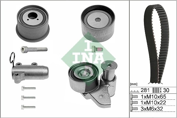 Комплект ГРМ AUDI A6 (C5), A8 (4E) 3.0 530048010 530 0480 10 INA