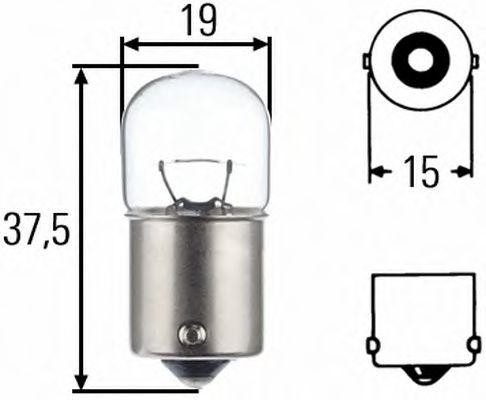 лампа R10W-12V 10WBA15s (стандарт) 8GA002071-131 HELLA