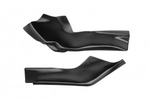 Накладки на ковролин тоннельные ВАЗ Xray (ABS-пластик, (к-т 2 шт) LECAR019106112 LECAR