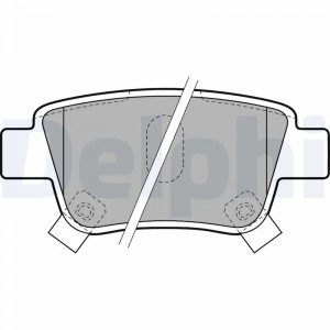 LP1785 колодки дисковые з.\ Toyota Avensis 1.6i-2.4D-4D 03> LP1785 DELPHI