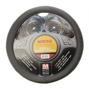 Оплетка руля (M) 37-39см серая MISTAR MIS17STW40GYM MISTAR