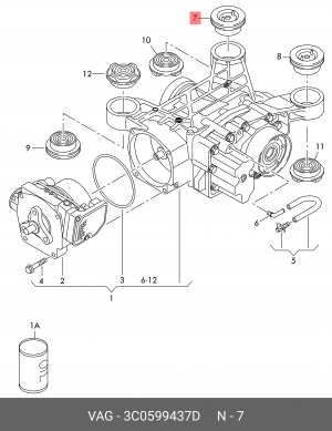 AUDI/SEAT/VW 3C0 599 437 D VAG