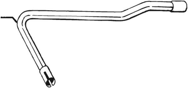 Труба промежуточная глушителя VW T4 (91-) BOSAL 843-737 BOSAL