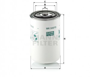 ФИЛЬТР ТОПЛИВНЫЙ WK 940-15 MANN FILTER