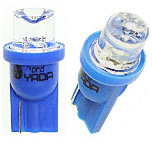 Лампа светодиодная W5W 12V 0.13W "NORD YADA" (1SMD конус синий)  10шт 900289 NORD YADA