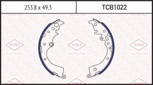 Колодки тормозные барабанные TOYOTA Hiace 04- TCB1022 TCB1022 TATSUMI