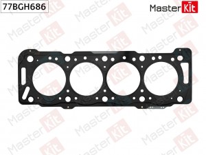 Прокладка ГБЦ Peugeot PARTNER  (5) WJZ (DW8),WJY (DW8B) 77BGH686 77BGH686 MASTER KIT