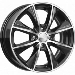 Скад Порту 15.0 / 6.0J PCD 4x100.00 ET 40.00 ЦО 60.10 Литой / Черный с полирован 3450205 SKAD