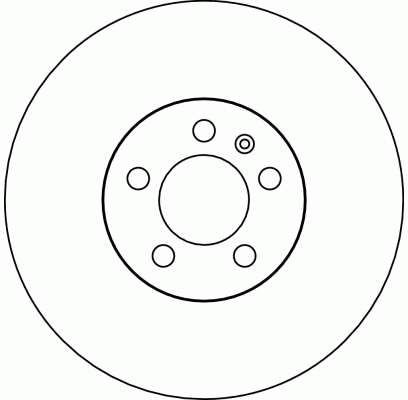 AUDI A3/GOLF IV/SKODA OCTAVIA 288x25x5 DF4027 TRW