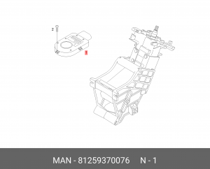 Датчик угла поворота рул. кол. LWS7 81259370076 MAN