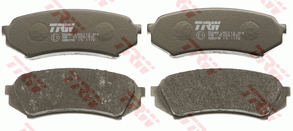 Колодки задние TOYOTA LAND CRUISER 100, LEXUS LX470 GDB3198 GDB3198 TRW