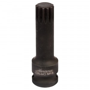Головка ударная торцевая 1/2 DR внешний SPLINE M18 (ATAS039) ATAS039 AIRLINE
