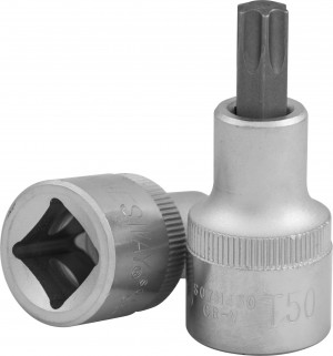 насадка торцевая! 1/4''DR с вставкой-битой TORX, T27, 37мм\ S07H227 JONNESWAY
