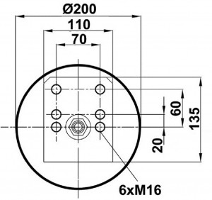 BPW ECO (>1996) с пластиковым стаканом T0070-0940V3 TOPCOVER