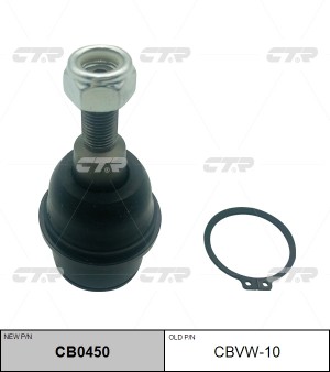Опора шаровая VW Amarok (10-) рычага переднего CTR CB0450 CTR