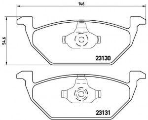 Колодки тормозные P85041 P85041 BREMBO