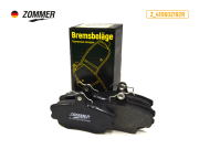 Колодка тормозная передняя ВАЗ Largus (8 кл), RENAULT Logan (к-т 4 шт) Z_410602192R ZOMMER