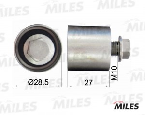 Ролик ремня ГРМ AUDI A3/A4/A6/VW GOLF 4/PASSAT 1.8/1.8T (INA 532071410) AG02034 AG02034 MILES