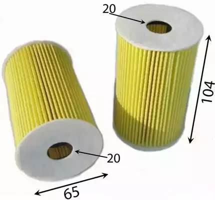 Фильтр масляный HYUNDAI i30 KIA Soul (1.4/1.6 CRDI) JS ASAKASHI OE0073 JS ASAKASHI