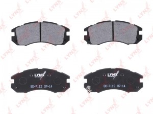 Колодки тормозные SUBARU Impreza (92-00) задние (4шт.) LYNX BD-7112 LYNXAUTO