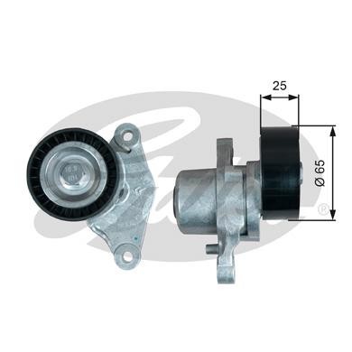 ролик натяжной! в сб.с натяж.\Citroen C4/Jumpy/Berlingo, Peugeot 308/508 1.6D 8V T39377 GATES