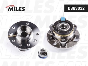 Ступица колеса передняя с подшипником с ABS (5 отверстий) OPEL ASTRA G/ZAFIRA A  DB83032 MILES