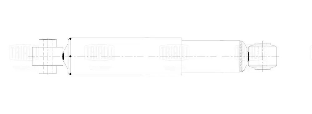 Амортизатор Renault Master (10-) односкатные колёса задн. (AG 09513) AG09513 TRIALLI