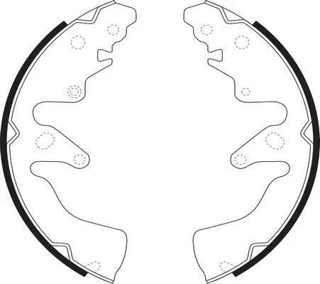 Колодки тормозные барабанные SUZUKI GRAND VITARA 05- BS29970 BS29970 SB NAGAMOCHI