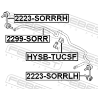 СТАБИЛИЗАТОР ЗАДНИЙ D22.4 2299-SORR 2299SORR FEBEST