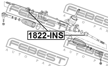 тяга рулевая!\ Opel Insignia 1.6-1.8/2.0T/2.0CDTi 08> 1822-INS FEBEST