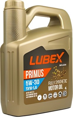 L034-1334-0404 LUBEX Синт-ое мот.масло PRIMUS SVW-LA 5W-30 SN C3 (4л) L034-1334-0404 LUBEX