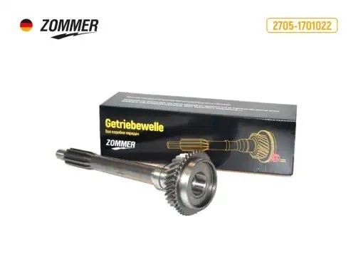 Вал первичный для а/м ГАЗ-3302 (5-ступ.) дв. Cummins "ZOMMER"(26 зуб.), голый 19786 ZOMMER