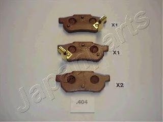 HONDA CIVIC (1.6)  91-01 c датчиком износа PP-404AF JAPAN PARTS GROUP