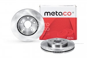 Диск тормозной передний вентилируемый 3050453 METACO